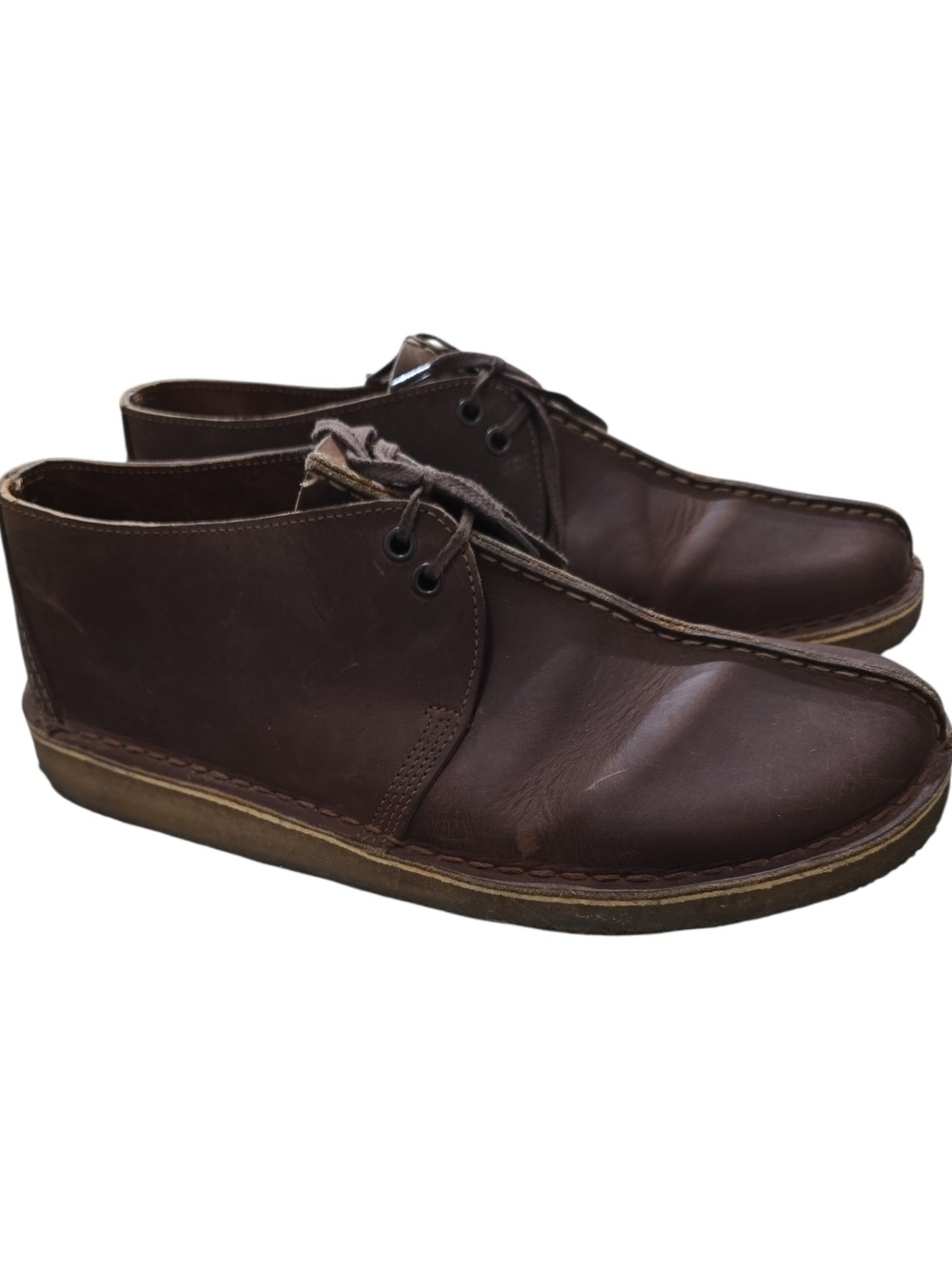 Clarks Originals Desert Trek Chukka Boots 11 Brown Leather